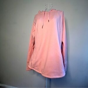 Athletic Works petal pink hooded sweatshirt Sz L(12-14) Preowned. Like new.